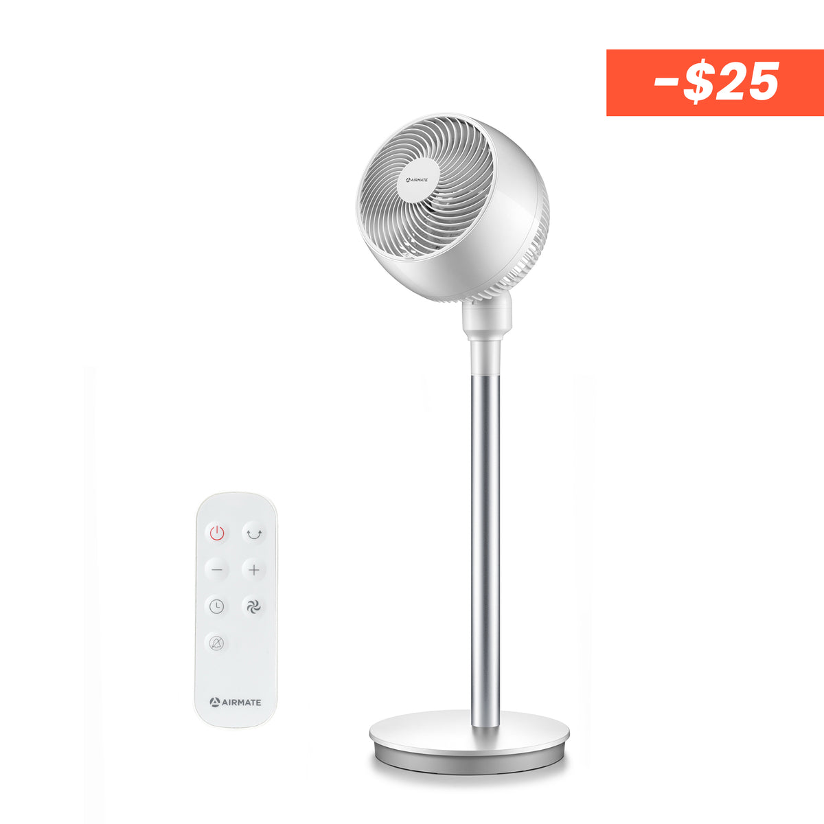 AIRMATE Air Circulator Standing Floor Fan