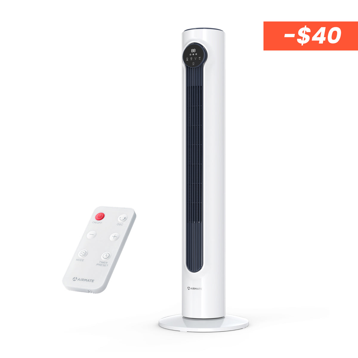 AIRMATE Standing Floor Tower Fan