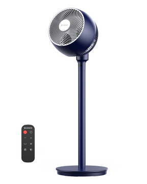 AIRMATE Standing Fan for Bedroom, 9" Blade Pedestal Fan with Remote