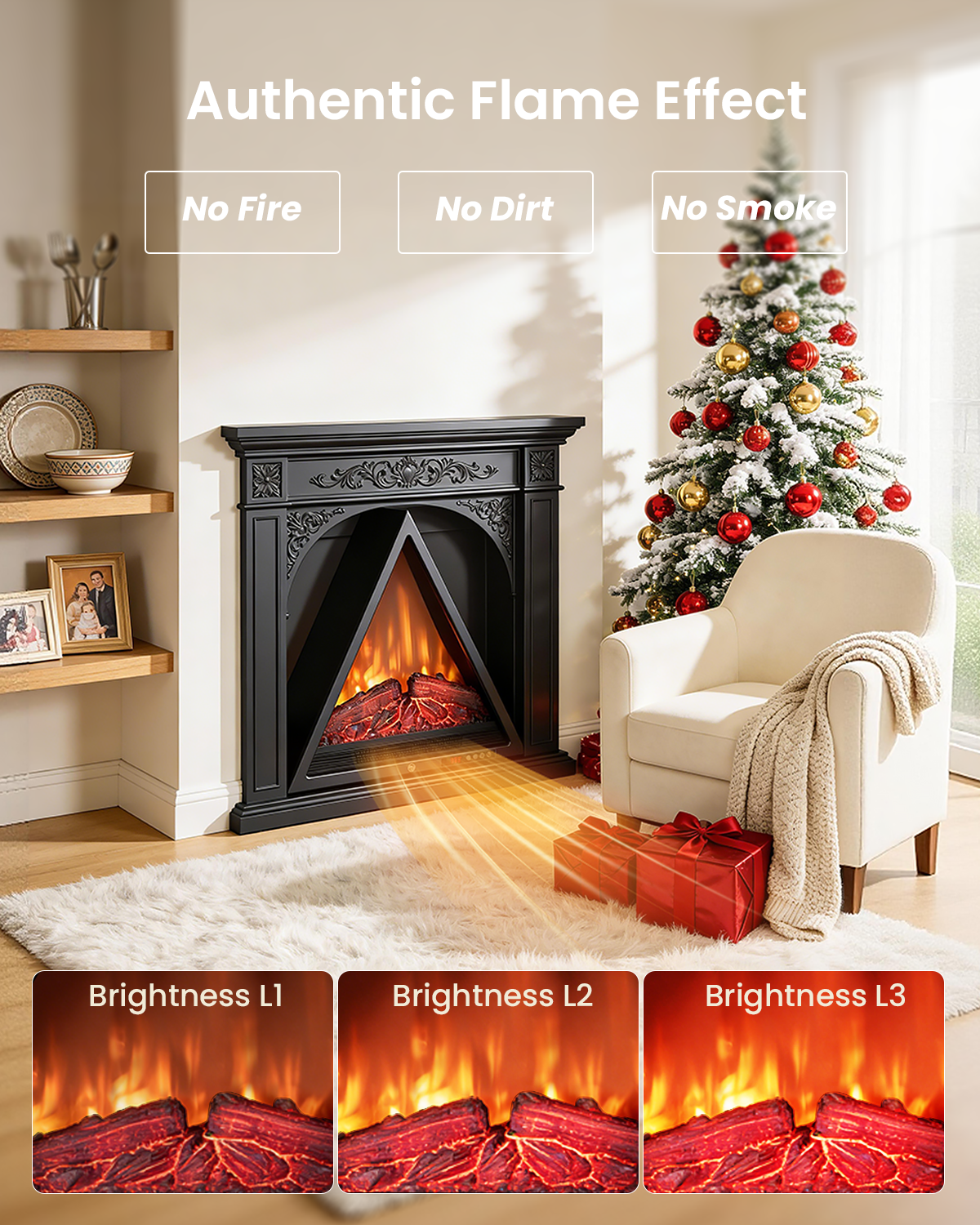 Electric Fireplace Heater