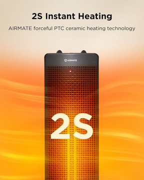AIRMATE Electric Space Heater for Indoor Use 25"