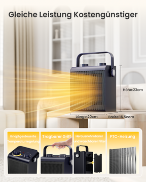 25"Space Heaters For Indoor Use Large Room