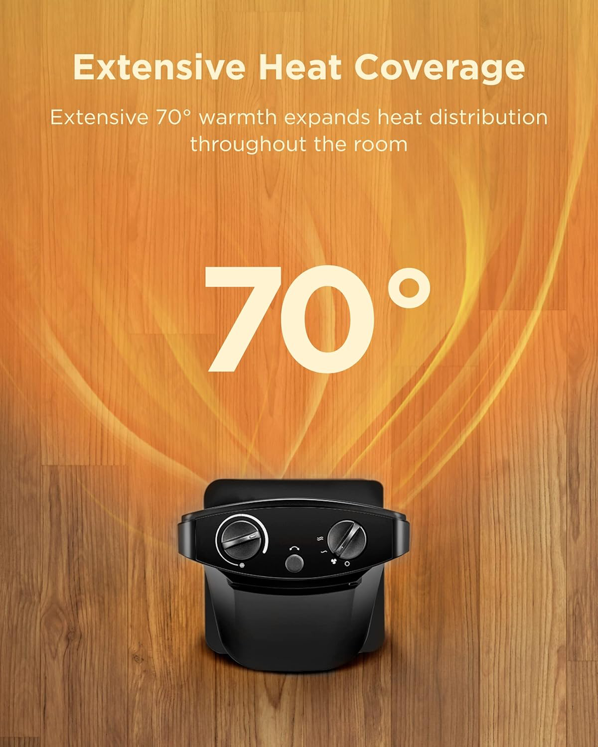 AIRMATE Electric Space Heater for Indoor Use 25"