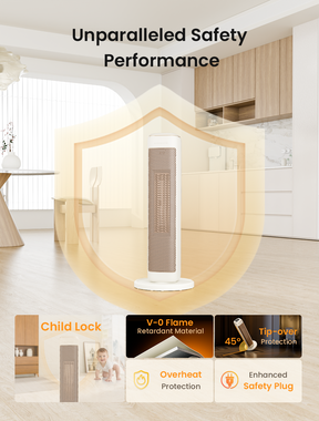 25" Space Heaters For Indoor Use Large Room